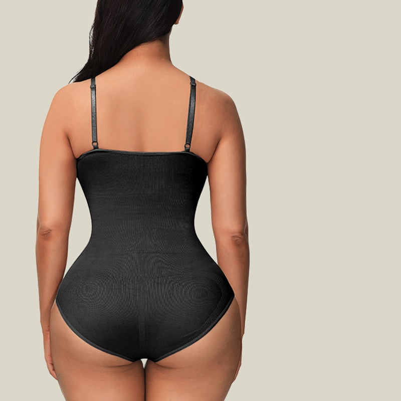 Cygen Bodysuit Shapewear Seamless One-Piece Body Shaper Women's Belly Tuck Hip Lifter Sculpting Shapewear Underwear Stretch Slim